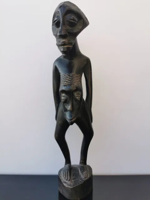 African Tribal Art Amazing Singiti Hemba Statue Democratic Republic of Congo DRC