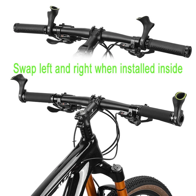 ERGONOMISCHES DESIGN FAHRRAD Griffe Lenkerhörnchen MTB bar ends