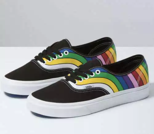 Vans Authentic Refract Rainbow Shoes Womens Size 5.5 7 9 New!