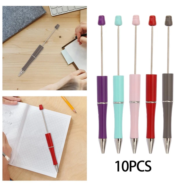 10 Stück verschiedene Kugelschreiber mit Perlen für DIY Stift Sets,