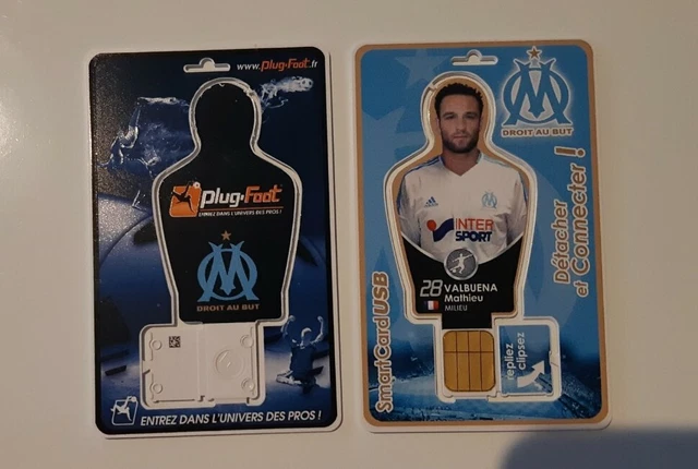 Carte USB Collector Olympique De Marseille OM 2013-2014 - Plug Foot, Rare, Joueur Valbuena