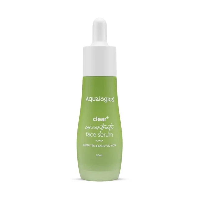 Aqualogica Clear+ Concentrate Face Serum With Green Tea Reduces Acne Pimple 30ml