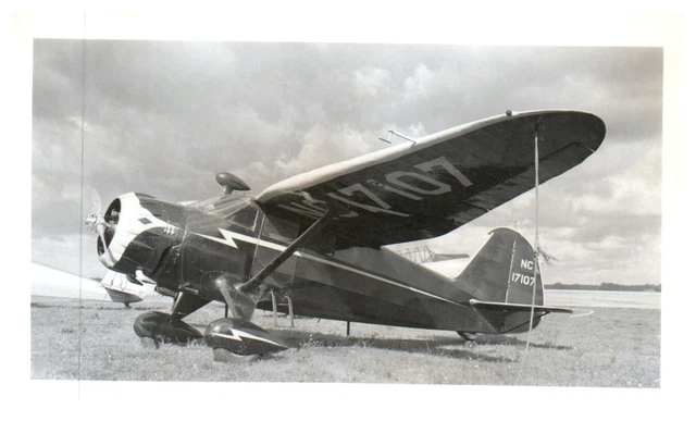Stinson Reliant Gullwing Airplane Aircraft Vintage Photograph 5x3.5" NC17107