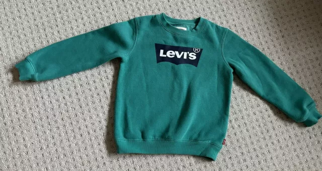 Levis Boys Green Jumper Age 4 Years