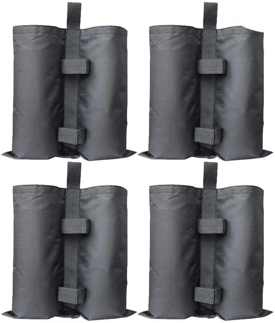 RIOGOO 4Er-Pack Pavillon Sandsäcke Industriequalität Hochleistungs-Doppelgenähte