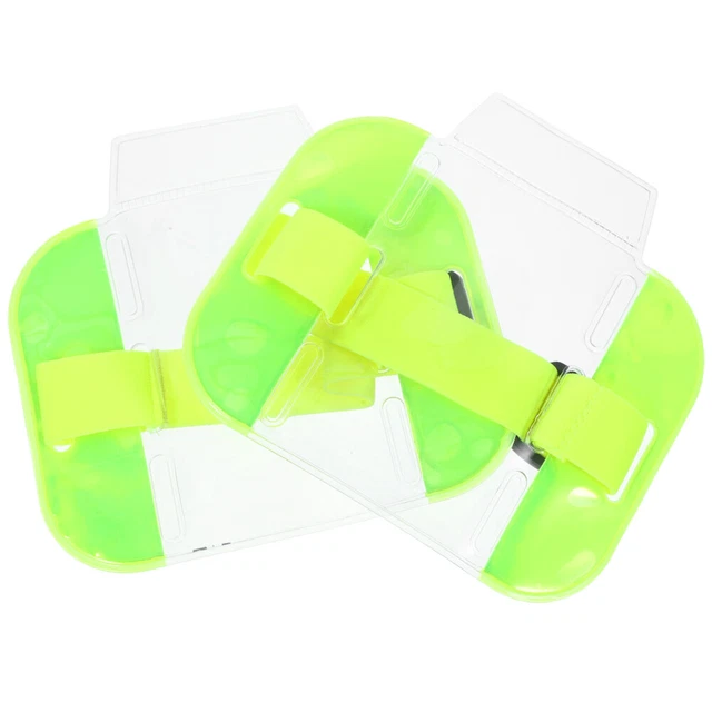 2Pcs  Arm Badge Holders Armband ID Cards Holders Badge Protective Covers Worker