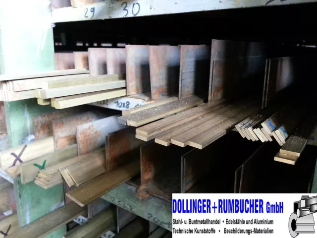 Messing CuZn39Pb3 Flach Flachstange Flachmaterial 35x6 mm MS58 *Länge wählen