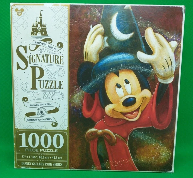 DISNEY PARKS SIGNATURE Puzzle - Fantasia Sorcerer Mickey Mouse - 1000 ...
