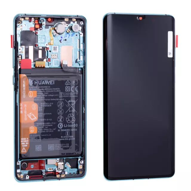 Original Huawei P30 Pro OLED LCD Display Touch Screen Bildschirm mit Akku Blau