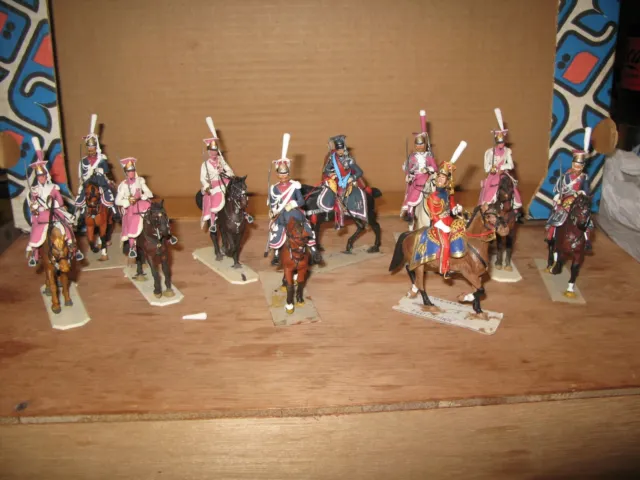 figurines Historex soldats Napoléon Lanciers Polonais impériale empire plastique