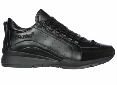 HOMME DSQUARED 2 Baskets M084 En Cuir 