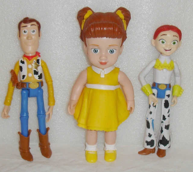 TOY STORY FIGURES 9" RARE Gabby Woody and Jessie Very Good Condition