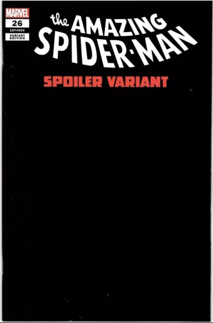 Amazing Spider-Man #26 Marvel Comics 2023 Frank Spoiler Variant NM+ Unopened