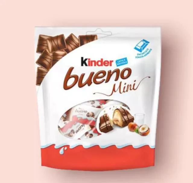 KINDER BUENO MINI Mix Cioccolato Dita Crema di Latte Bianco Scuro