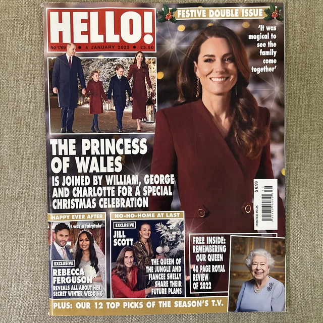 HELLO MAGAZINE KATE MIDDLETON The Princess Of Wales 1769 January 2023