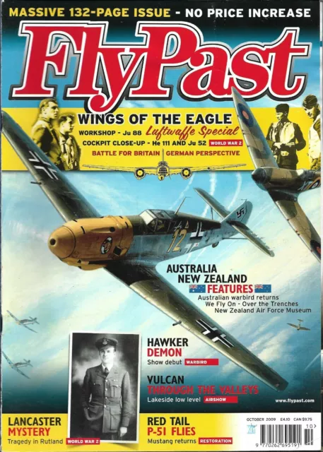 FLYPAST Magazine October 2009 - aviation WWI WWII fighter bomber aircraft RAF