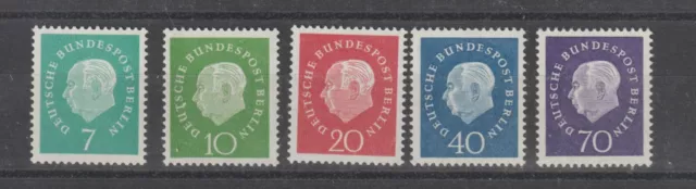 Berlin,  MNr.:  182 - 186,  postfrischer Satz