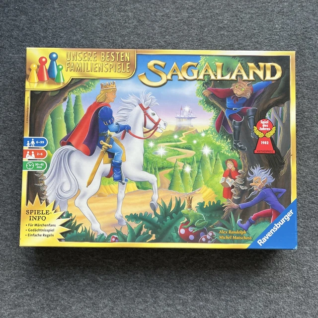 Sagaland RAVENSBURGER SDJ 1982 Ausgabe 2007 komplett mit Anleitung #198