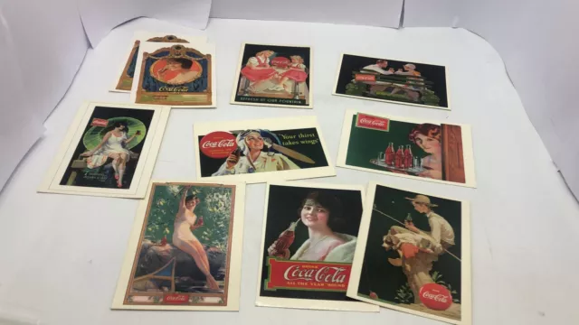 ANTQ6123 Lotto cartoline Coca Cola