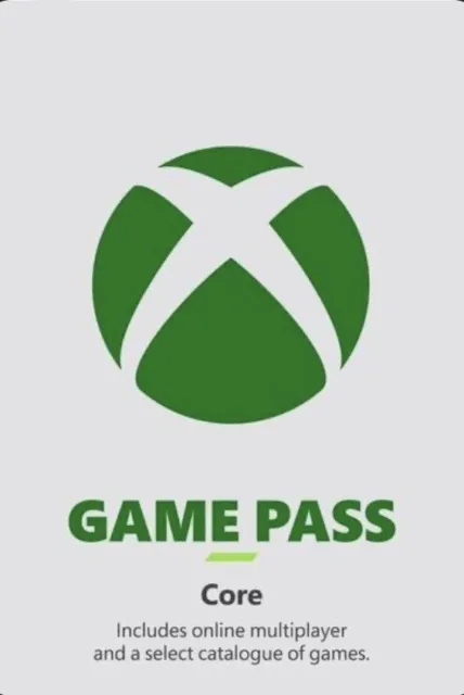 Xbox Game Pass Core - 3 Months - Instant Delivery!