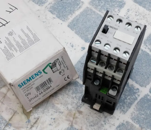 Siemens 3TH4244-0BB4 Contacteur auxiliaire 24V 44E 4NO+4NC