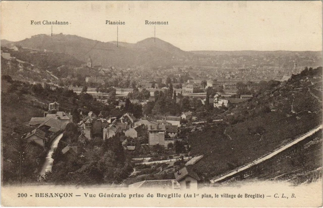 CPA Besancon vue generale FRANCE (1098607)