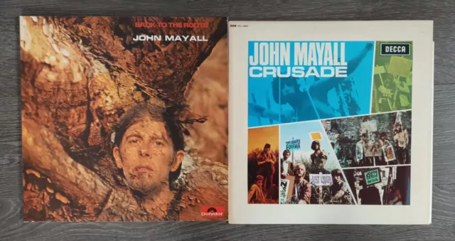John Mayall 2x Alben auf Vinyl, Back to the Roots +Crusade