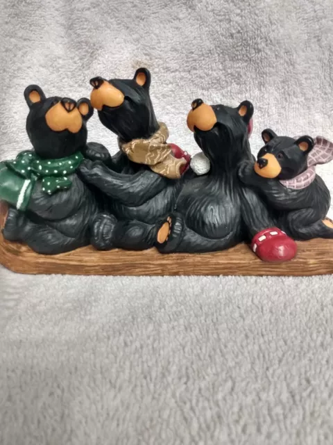 Big Sky Carvers Bearfoots Sled Team Figurine LTD Edition Jeff Fleming 0101/3641