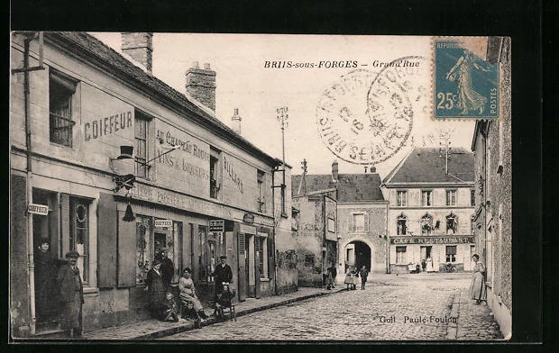 CPA Briis-sous-Forges, Grand' Rue, street view