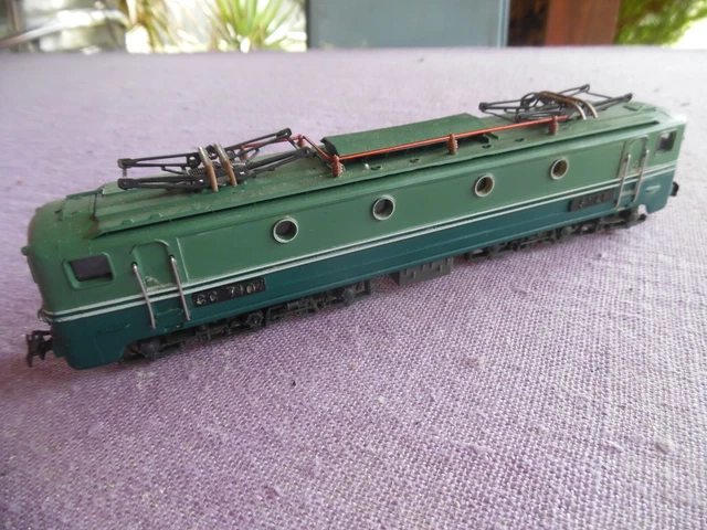 Locomotive Jouef HO CC 7107 – Motrice Française D'occasion – Pièce De Collection