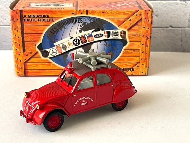 Dubray Plastique France Ref 29C Citroen C4 1930 Fourgon Pompiers Paris