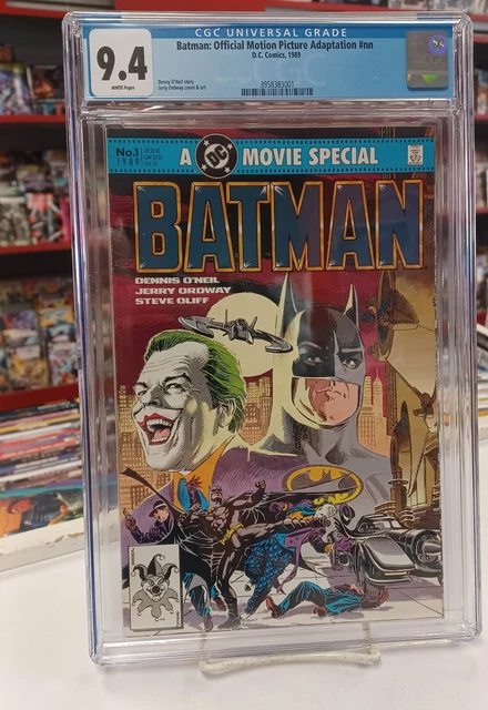 BATMAN MOVIE ADAPTATION (DC Comics, 1989) CGC Graded 9.4 ~ White Pages