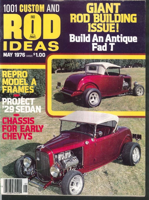 CUSTOM & ROD IDEAS Repro Model A Frames Chevy Chassis Project '29 Sedan ...