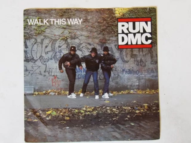 Run DMC:  Walk this Way   1986  VG+  7″