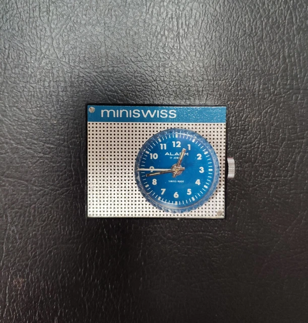 Sveglia da viaggio vintage Mini Swiss