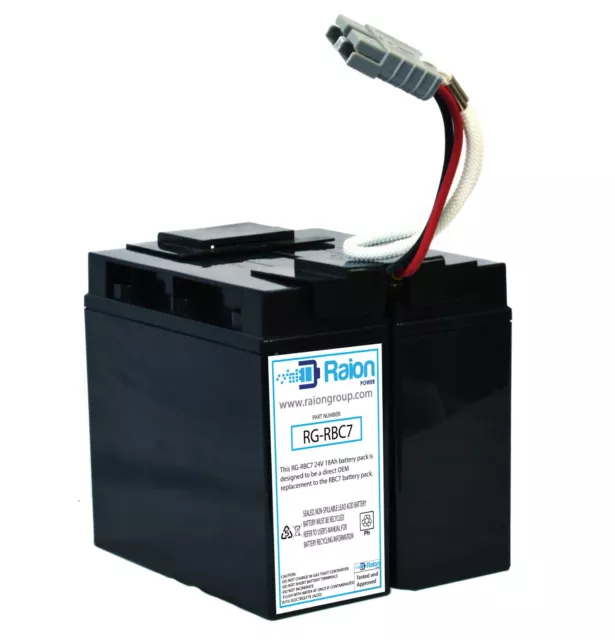 RBC7 UPS Complete Replacement Battery Kit for APC SUA1500 SmartUPS1500 SMT1500 2