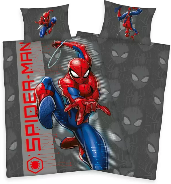 Marvel Ultimate Spiderman Single Bedding Set Reversible Duvet Cover