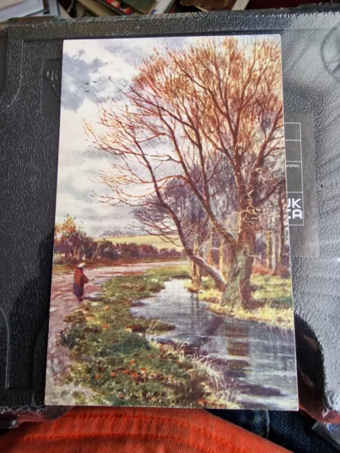 Willow Lane, Lancaster, Lancs. Vintage Gedruckte Postkarte,