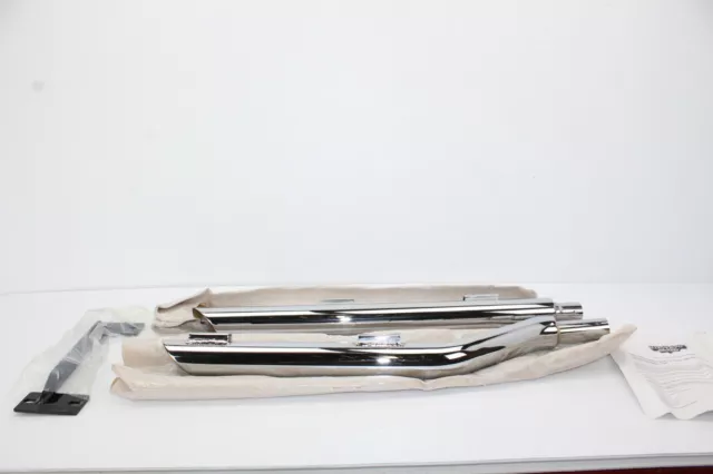 Hard Krome Double D's Slip-On Mufflers 04-07 Yamaha Road Star 1700 Xv1700