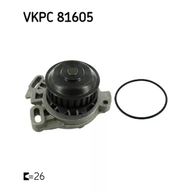 SKF Water Pump, engine cooling VKPC 81605 FOR 100 200 Passat 90 Coupe Quattro 80