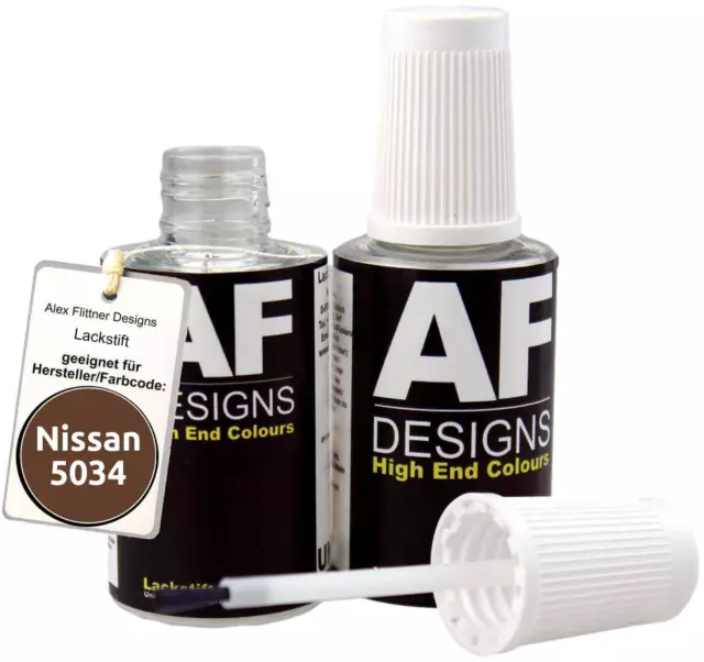 Lackstift für Nissan 5034 Monarco Brown Metallic schnelltrocknend 20x20ml