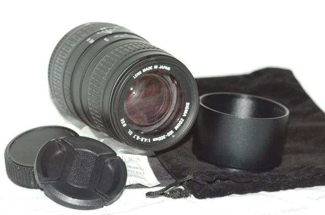 Objectif Sigma Zoom 60-200mm F/4-5.6 - Monture Minolta AF Alpha, Occasion, Avec Housse