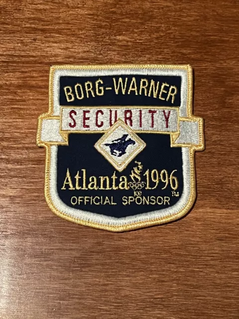 Borg-Warner Olympic Security Patch 1996 Atlanta Olympics