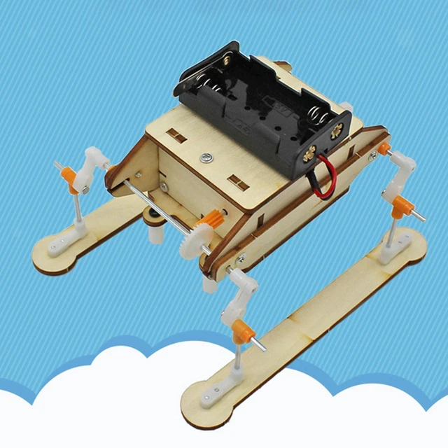Kit D'Expérience Scientifique Bateau Télécommandé En Bois - Jouet STEM à Assembler Pour Enfants Et Étudiants