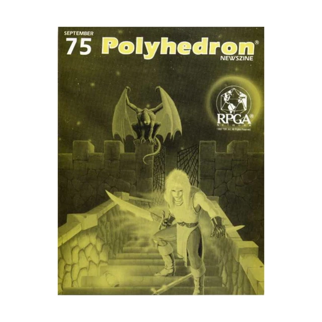 TSR Polyhedron #75 "You've Lost Your Marbles - AD&D Adventure" VG+