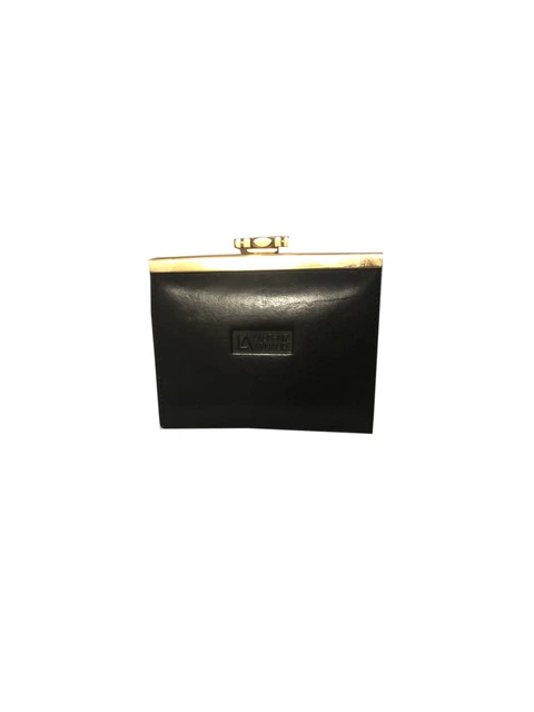 Porte-monnaie Ancien En Cuir - Logo Chien Cerbère - Occasion - Femme