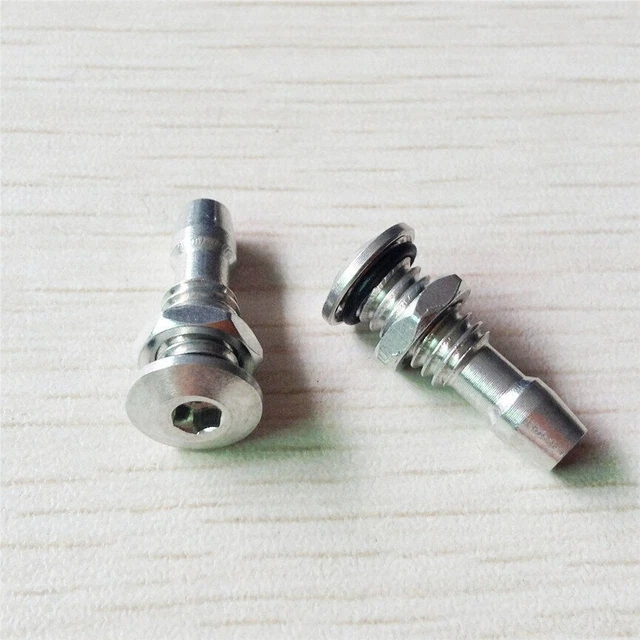 Buse de sortie de refroidissement en alliage d'aluminium pour moteur à eau, 2 joints de 20 mm et 25 mm, performance fiable pour modèle RC (filetage M8 Buse de sortie de refroidissement en alliage d'aluminium pour moteur à eau, 2 joints de 20 mm et 25 mm, performance fiable pour modèle RC (filetage M8