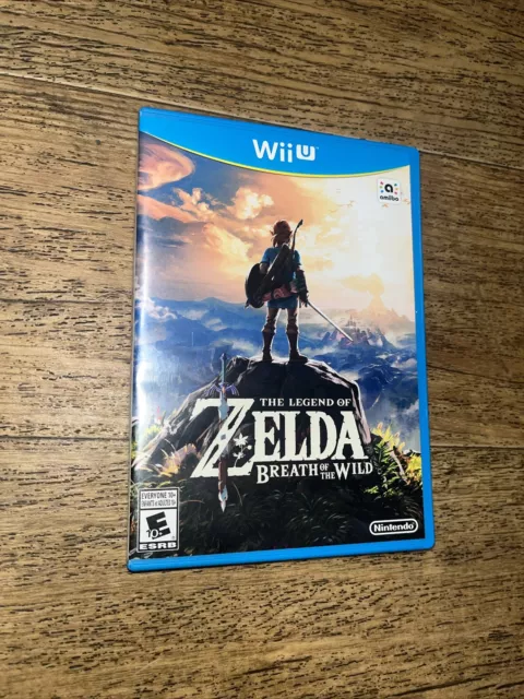 The Legend of Zelda Breath of the Wild Nintendo Wii U Complete CIB w/ Inserts