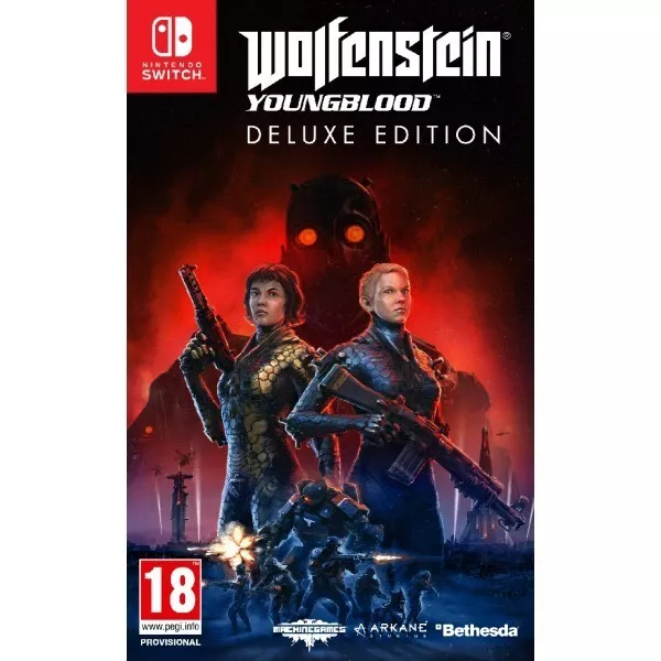 Wolfenstein Youngblood Deluxe Edition (Code Only) Switch Uk New