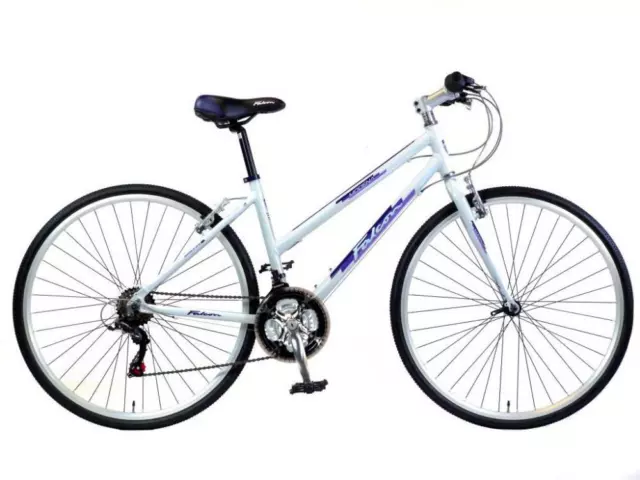 LADIES WHITE FALCON Fresco Town Country Bike Bicycle Cycle